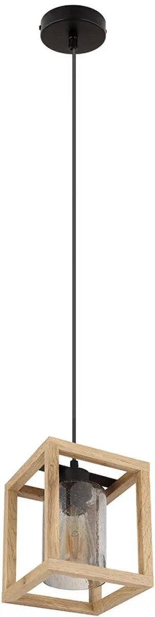 Globo Pettey Hanglamp 15497H E27 - Bruin - afbeelding 6 van 6