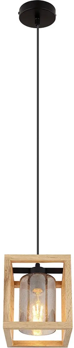 Globo Pettey Hanglamp 15497H E27 - Bruin - afbeelding 5 van 6