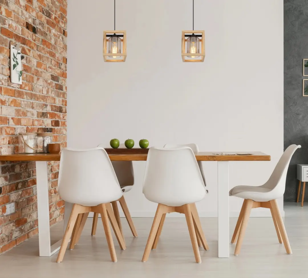 Globo Pettey Hanglamp 15497H E27 - Bruin - afbeelding 3 van 6