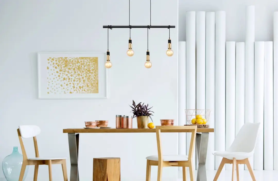 Globo Alexius 15540-4H Hanglamp - 4 Lichtpunten - Zwart - afbeelding 5 van 6