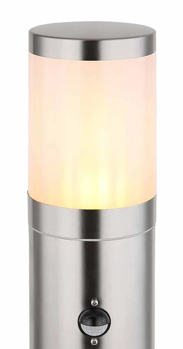 Globo - vloerlamp - Xeloo - zilver - metaal - Ø 14cm - E27 - 32016S - afbeelding 3 van 6