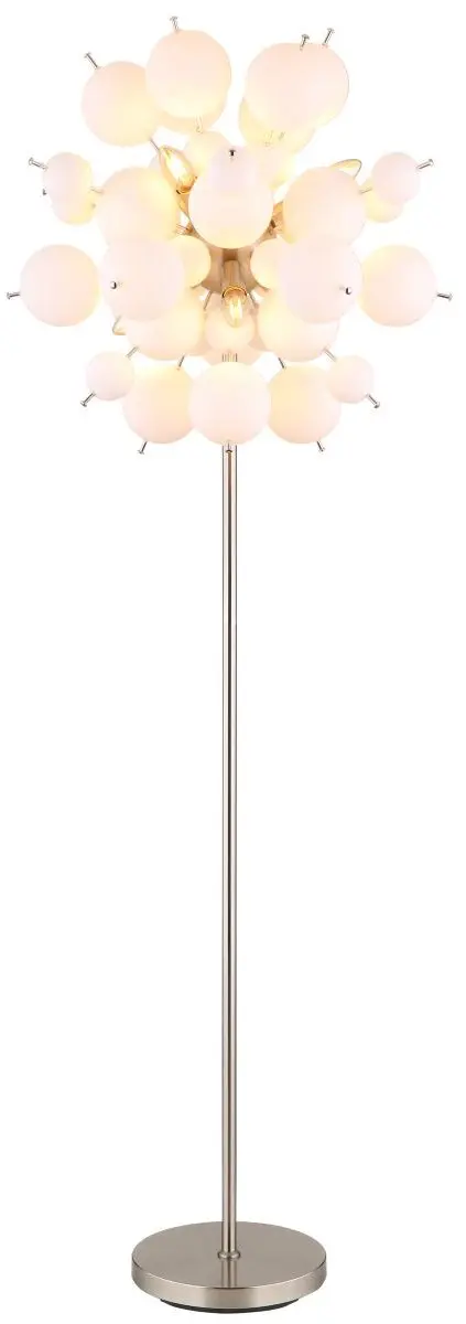 Globo - tafellamp - UDO - wit - glas - Ø 55cm - E14 - 15633SO - afbeelding 6 van 6
