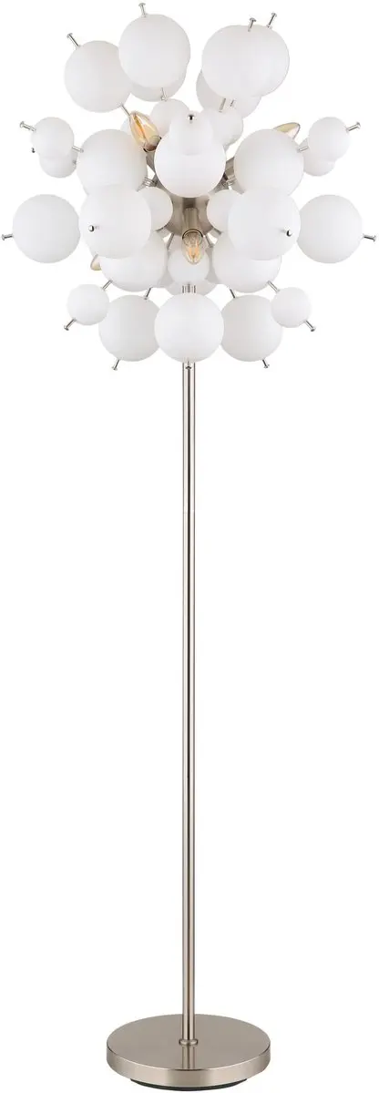 Globo - tafellamp - UDO - wit - glas - Ø 55cm - E14 - 15633SO - afbeelding 4 van 6