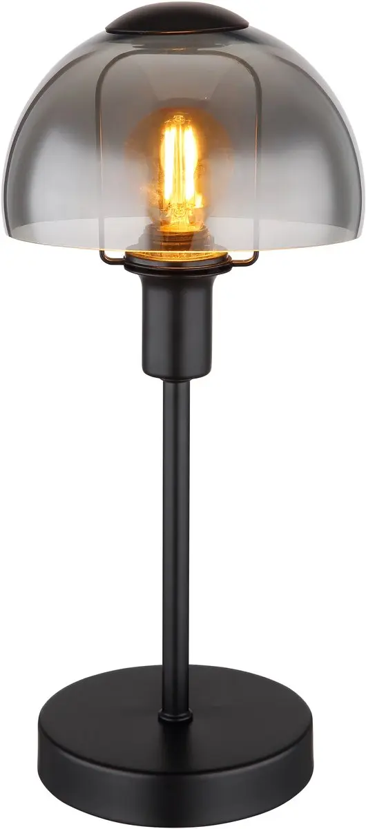 Tafellamp KOKKINI Matt zwart E14 Metaal ø15.0cm H:32.0cm