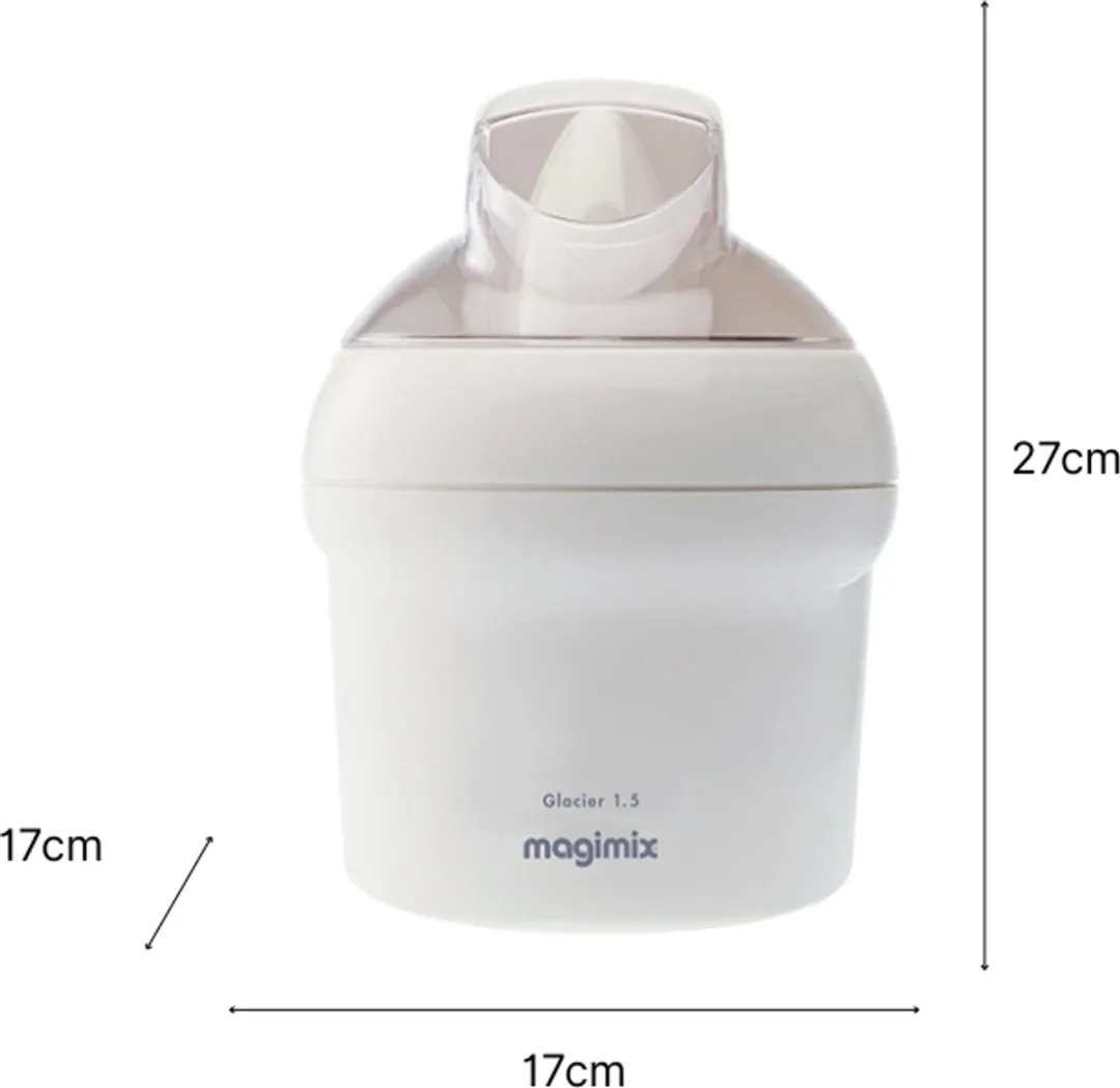 Magimix Le Glacier IJsmachine 1,5L - 15W - Wit