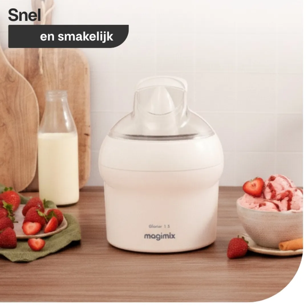 Magimix Le Glacier IJsmachine 1,5L - 15W - Wit