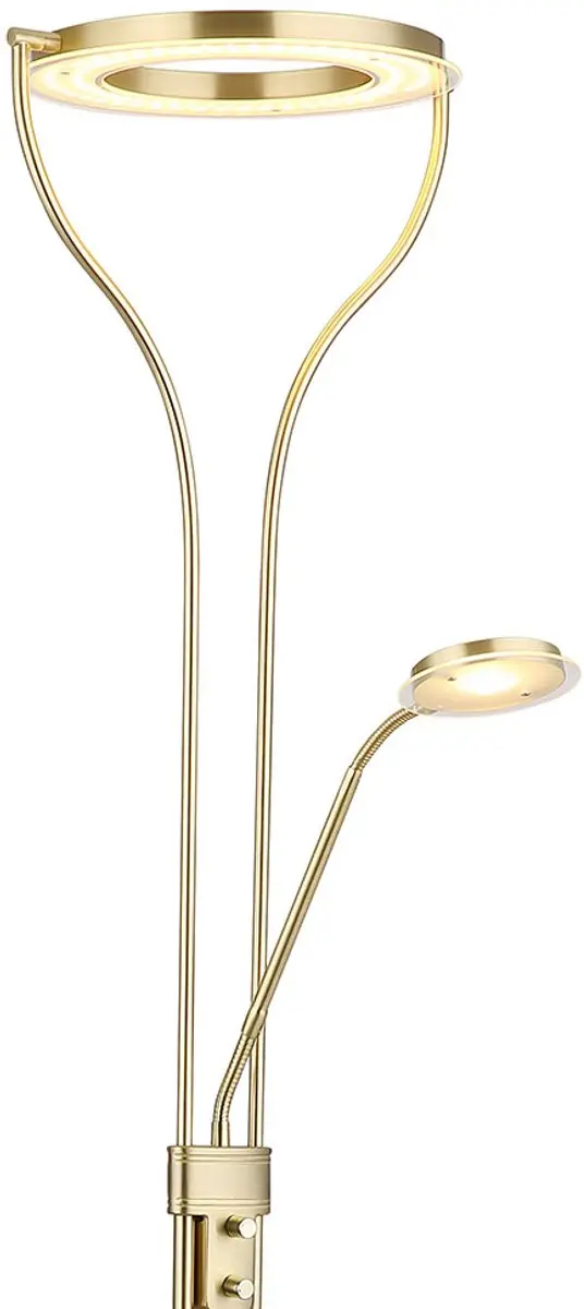 Vloerlamp Plafondlamp Woonkamerlamp Slaapkamerlamp, dimbaar, flexibele leesspot,