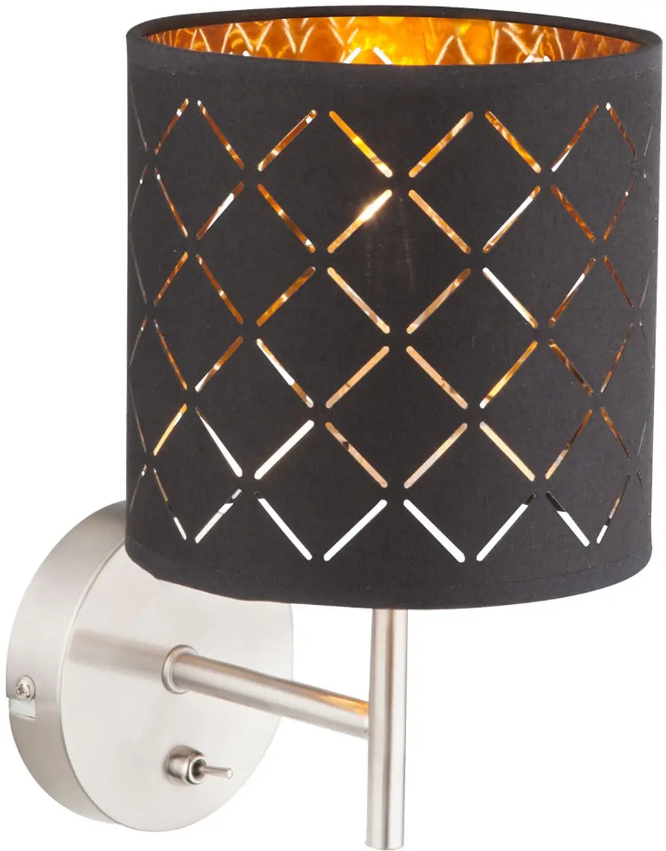 Wandlamp Kaplamp Nachtlamp Slaapkamerlamp Woonkamerlamp Ganglamp, textielen kap