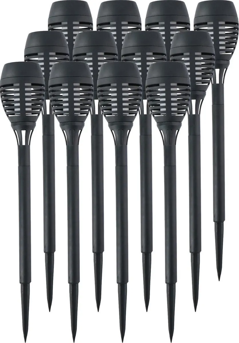 Grundig Solar Tuinlamp Fakkel 12 Stuks
