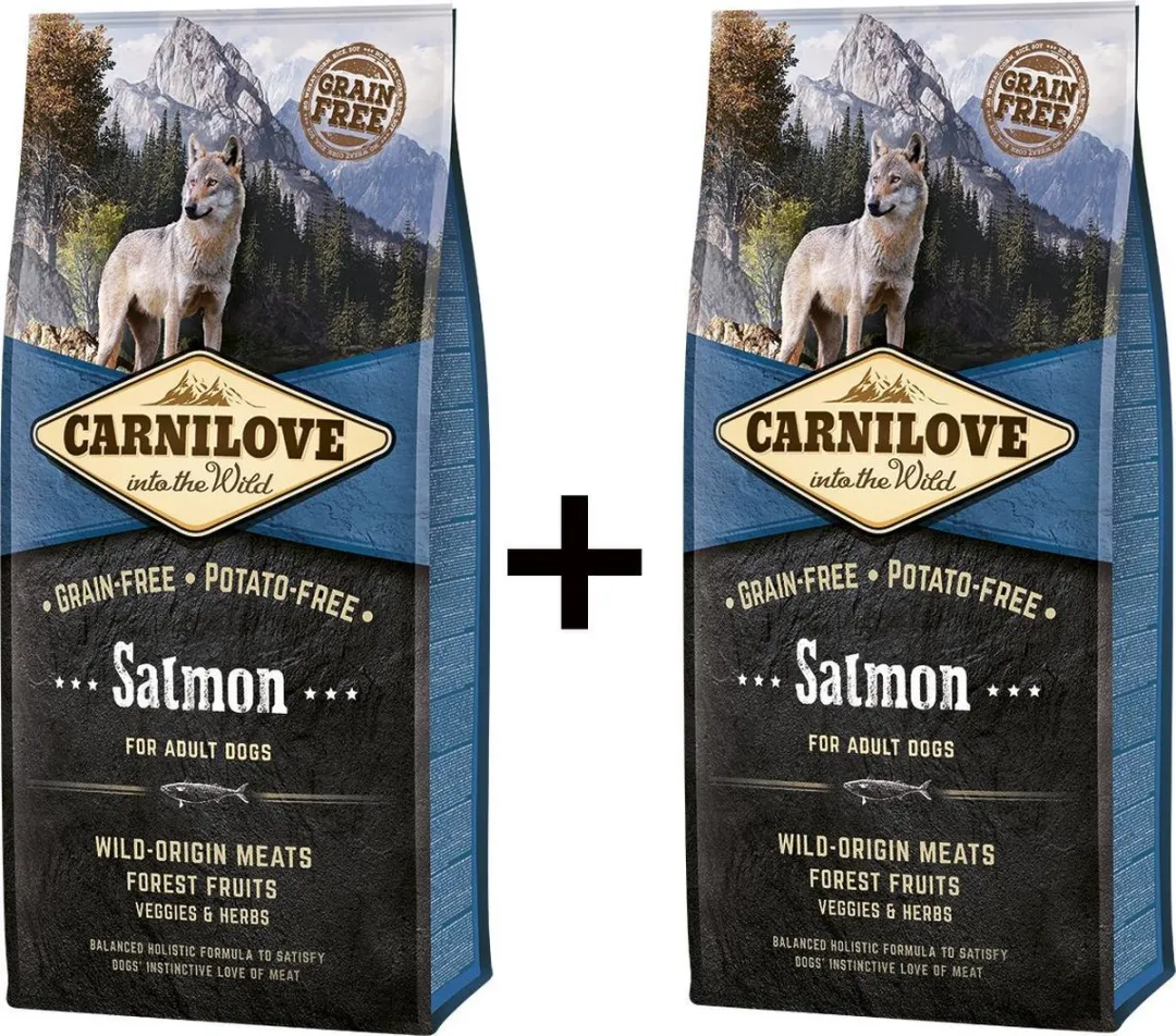 Brit Carnilove Adult Salmon Dubbelpak