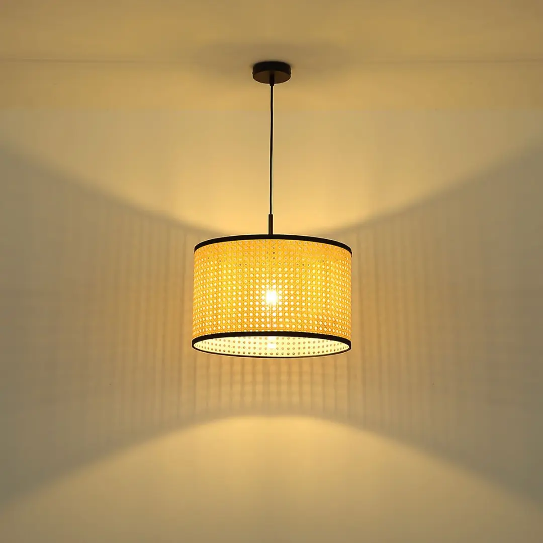 Hanglamp Hanglamp Plafondlamp Woonkamer hanglamp Vlechtwerk look in natuurlijke