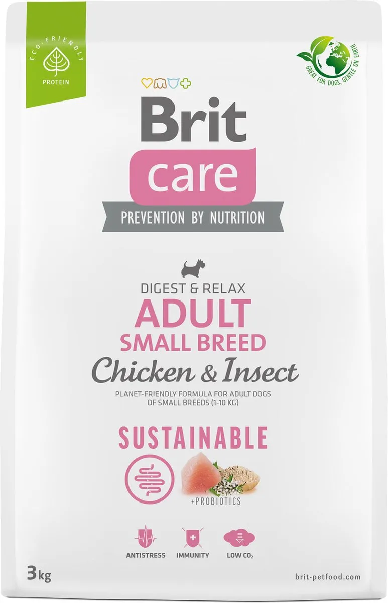 Brit Care Sustainable Adult Small Breed Kip