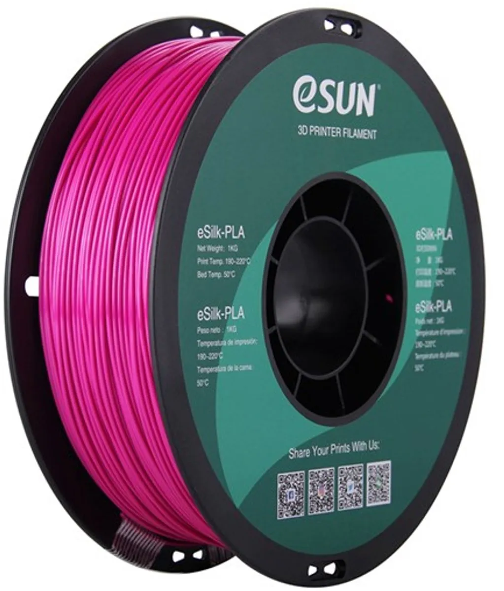 ESUN ePLA-Silk Violet 3D Printer Filament 1kg