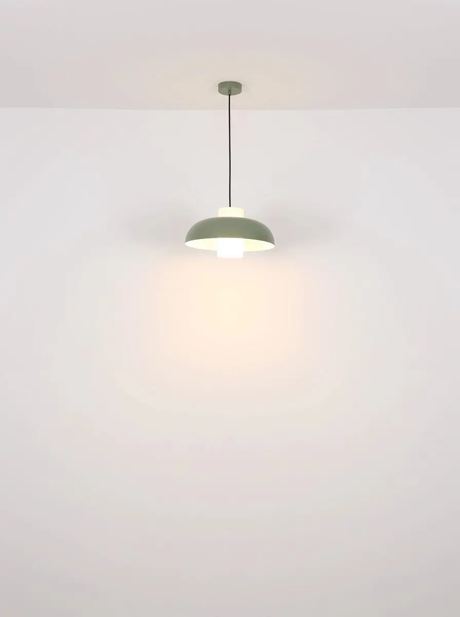 Globo Lowe Hanglamp Groen - Ø38cm - 15755G - afbeelding 5 van 6