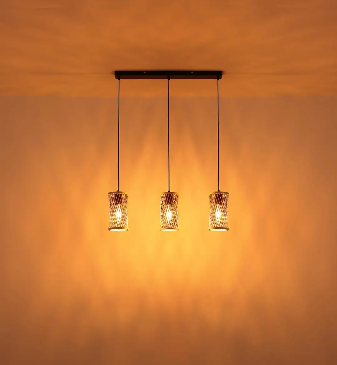 Globo Mali Hanglamp 3-lichts - Zwart - afbeelding 5 van 6