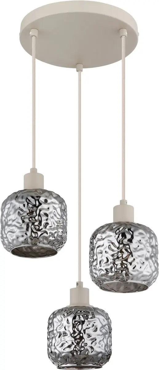 Globo Antonio Hanglamp 15973-3H - 3-lichts - Zand Bruin - afbeelding 4 van 6