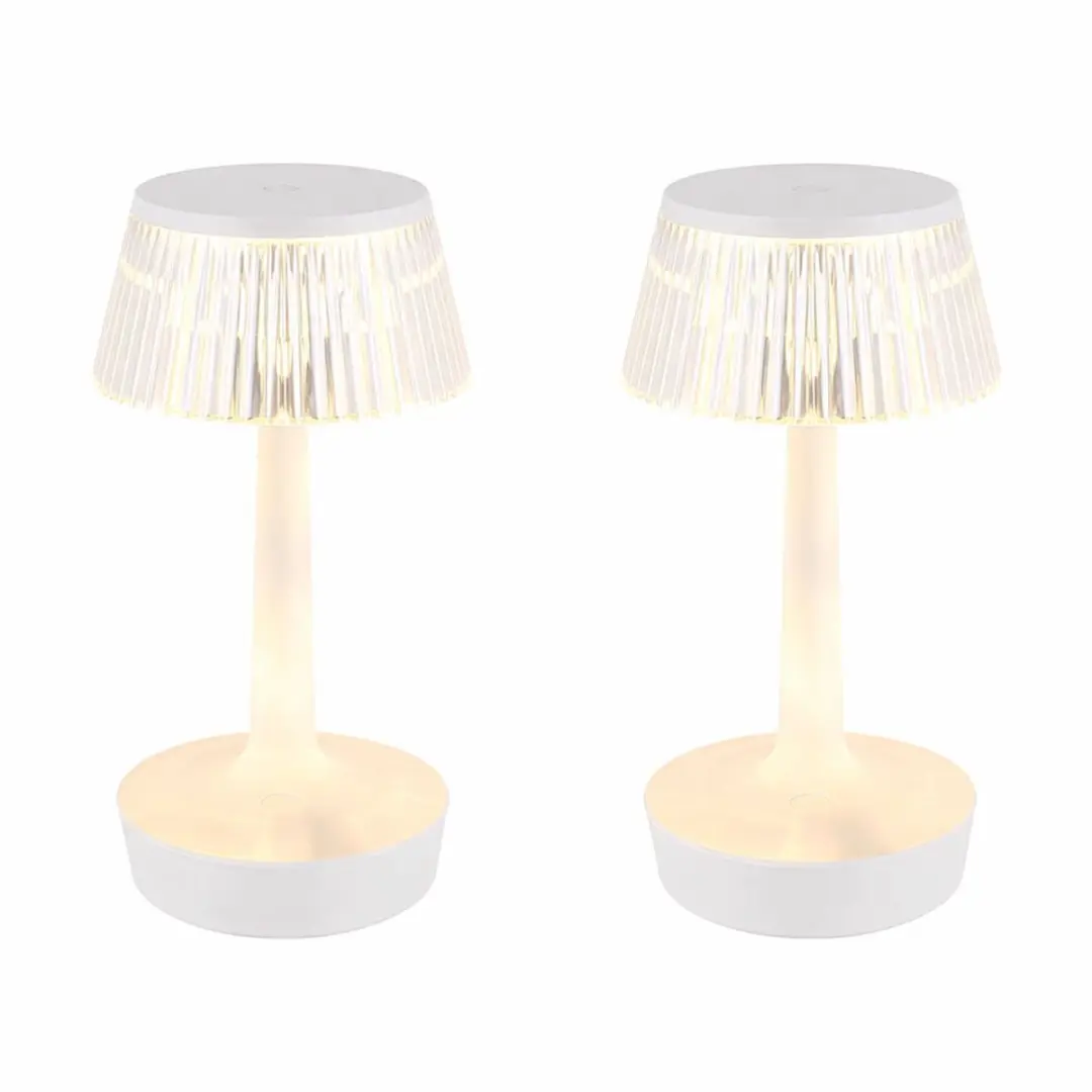 LED tafellamp touchdimmer woonkamerlamp tafellamp bedlamp, kristal effect, warm