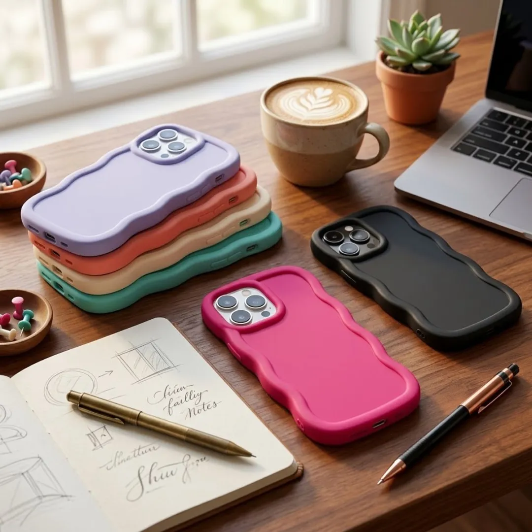 NUVEX iPhone 13 Pro Siliconen Hoesjes - 6 Stuks - Mintgroen/Zwart/Roz