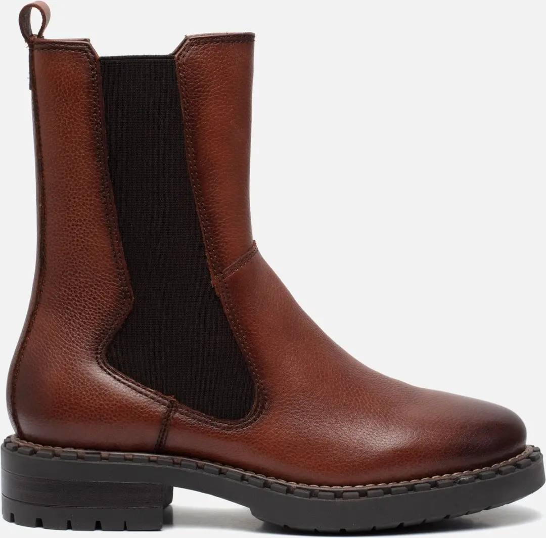 Tamaris Chelsea boots cognac Leer 182115