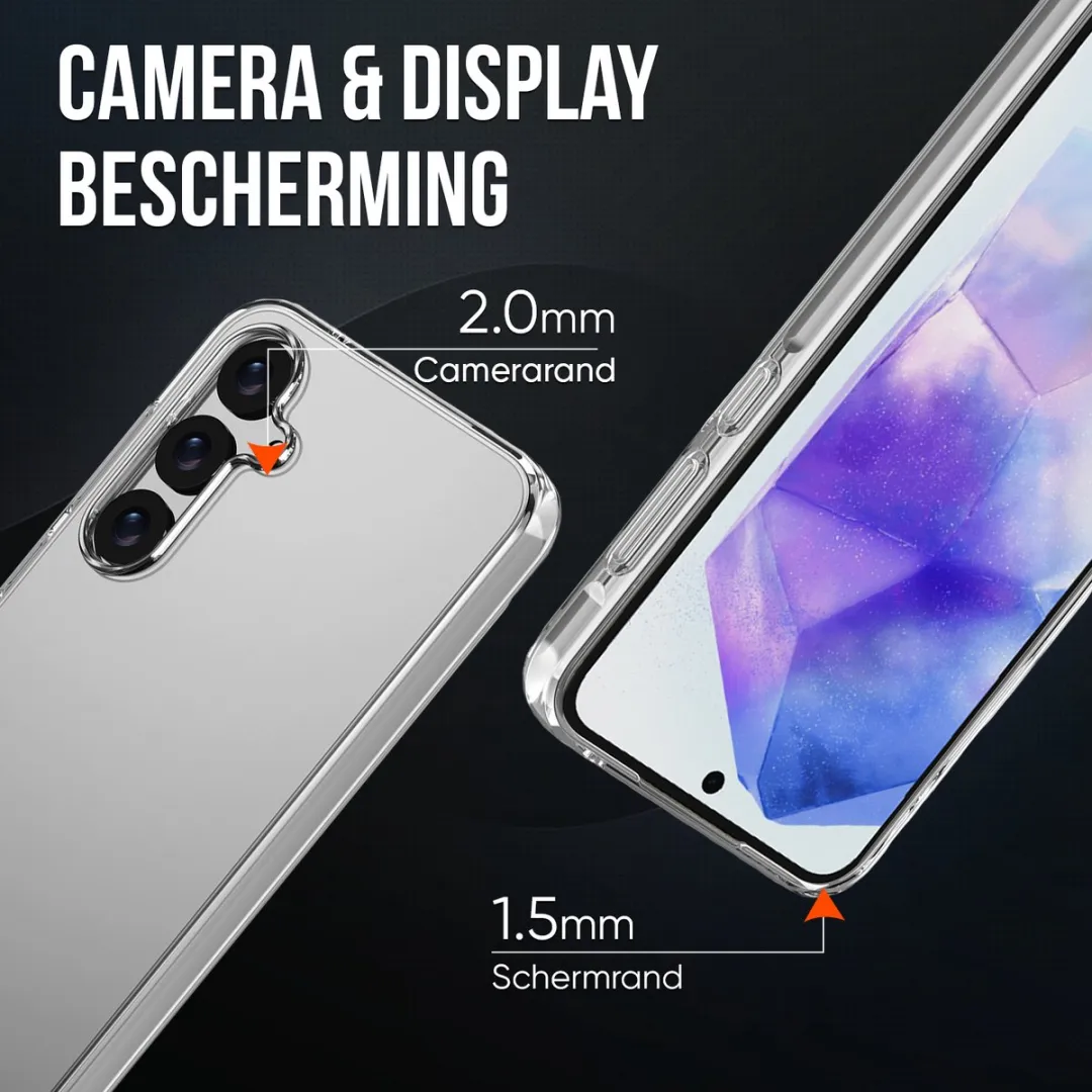 NUVEX Hoesje Samsung Galaxy A55 - Transparant