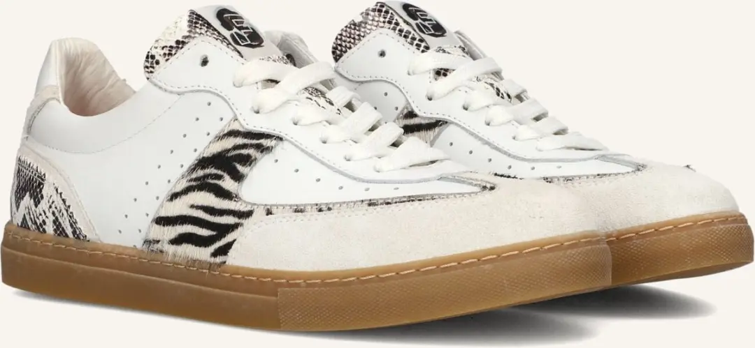 Floris van Bommel Minni Sneakers - Leer - Dames - Wit - afbeelding 3 van 6