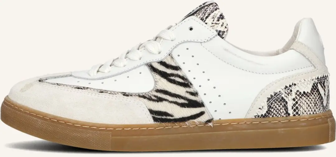 Floris van Bommel Minni Sneakers - Leer - Dames - Wit - afbeelding 2 van 6