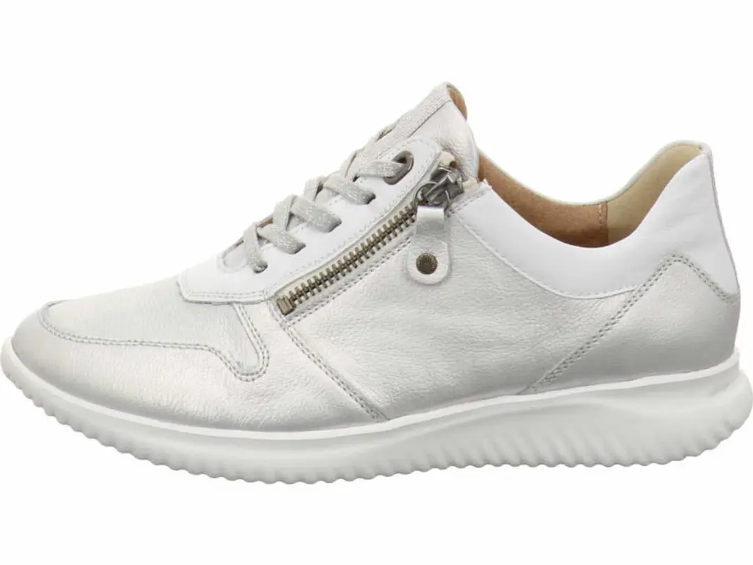Hartjes dames sneakers zilver maat 40.5