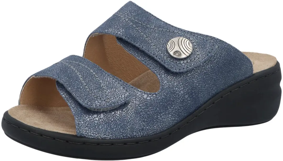 Solidus dames slippers blauw maat 46