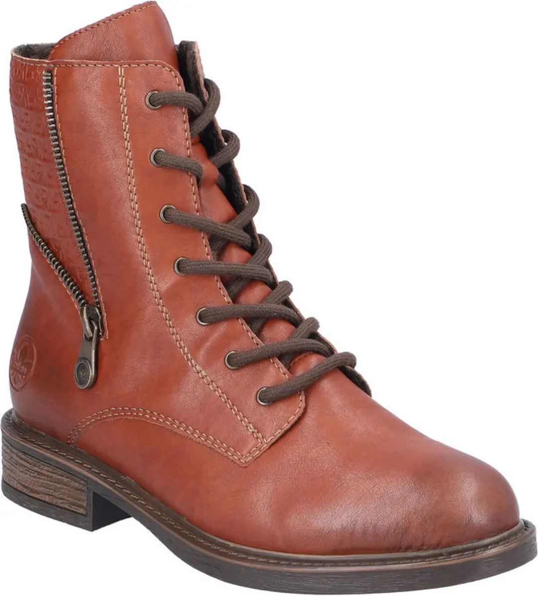 RIEKER 71450-24 Bottine cognac maat 36