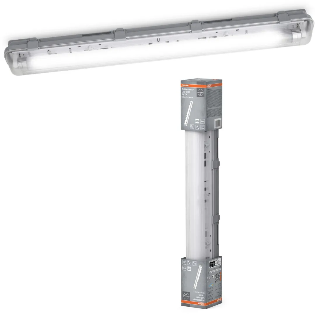 Osram Submarine 7W LED Vochtbestendige Lamp - IP65 - Grijs