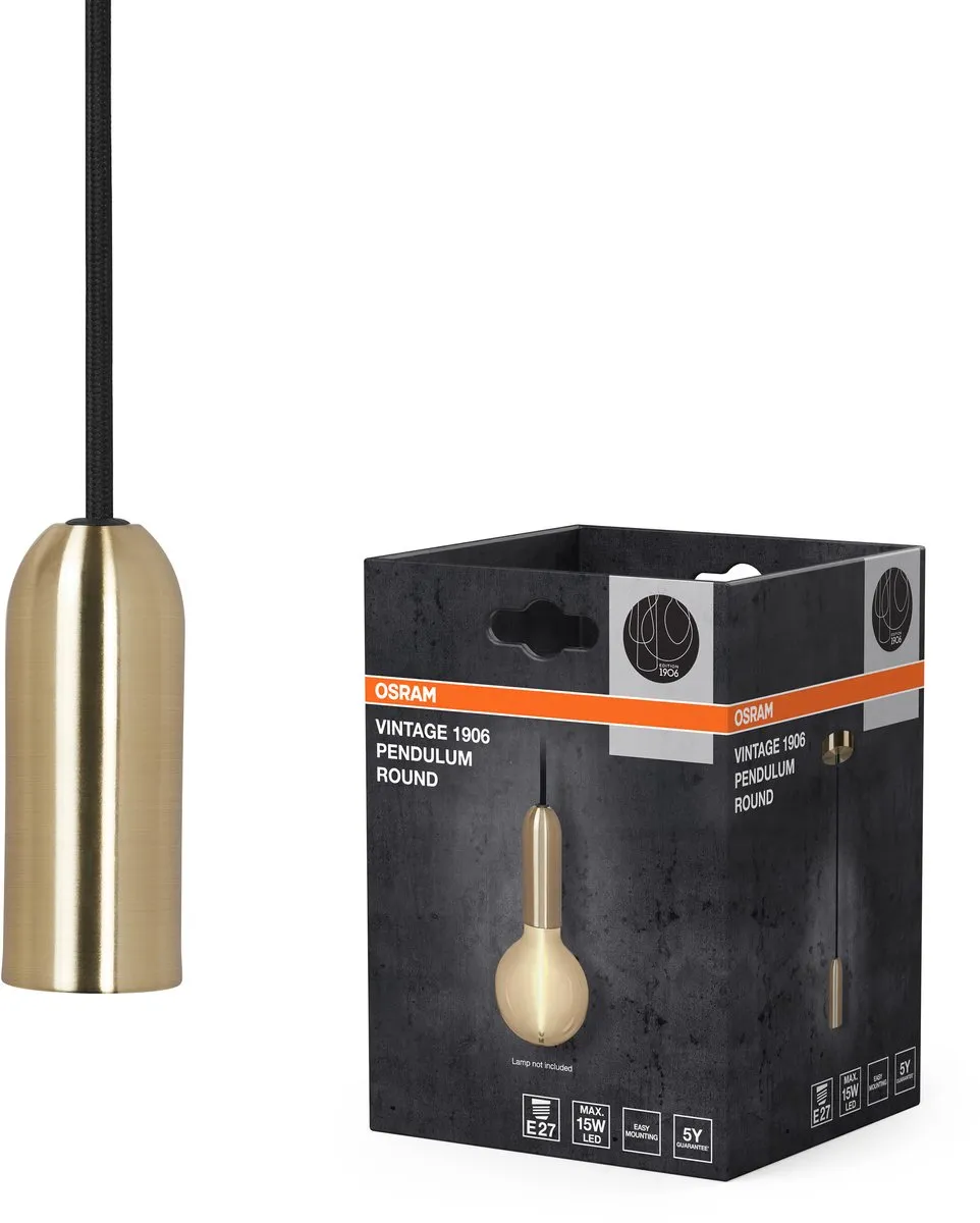 Osram Vintage 1906 Hanglamp E27 - 25W - Ø100cm - Goud