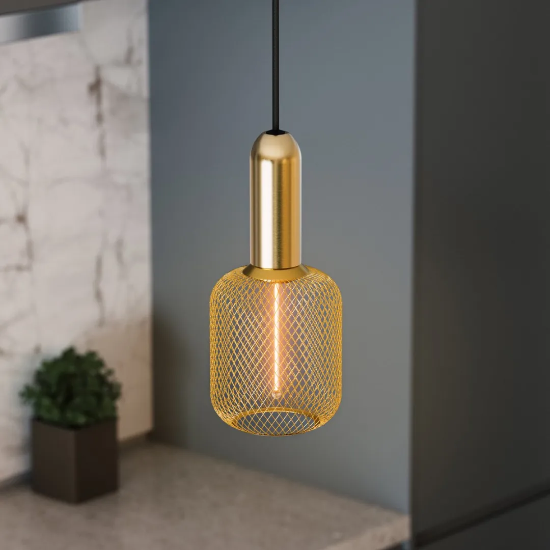 Osram Vintage 1906 Hanglamp E27 - 25W - Ø100cm - Goud - afbeelding 6 van 6