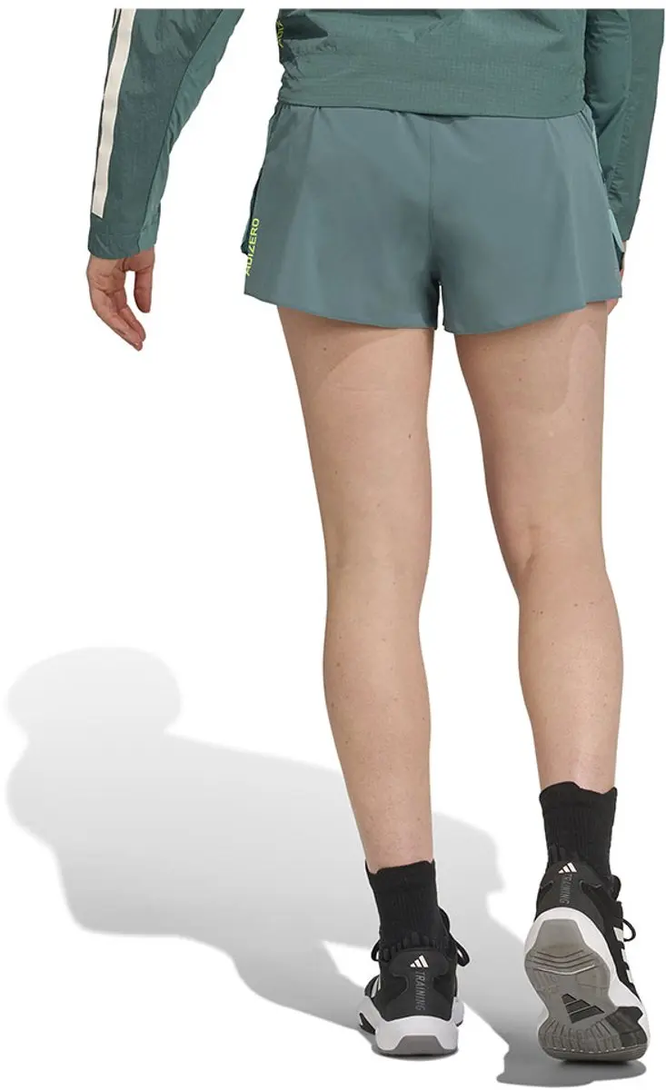 adidas Adizero Archive Dames Short 3 Inch - Preloved Teal - L - afbeelding 2 van 6