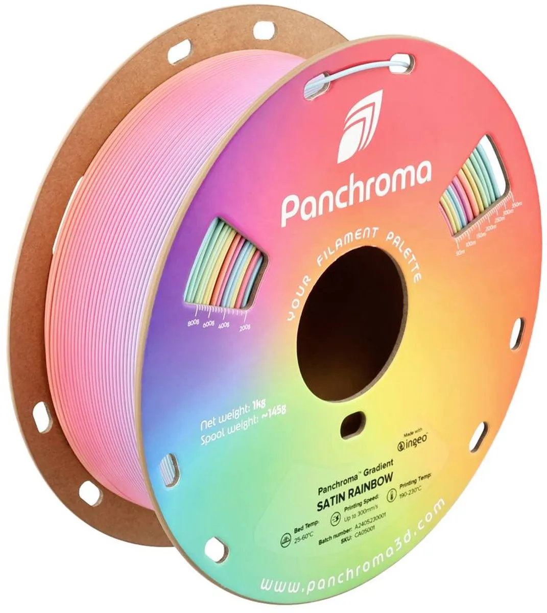 Polymaker Panchroma Rainbow PLA Filament 1.75mm - 1KG
