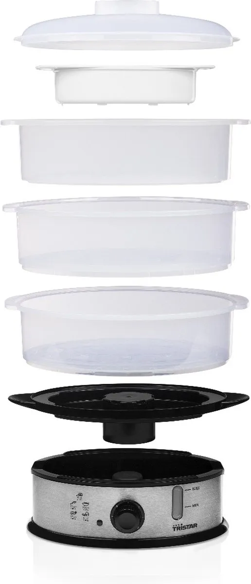 Tristar VS-3914 Stoomkoker 1200W - 9L - 3 Laags