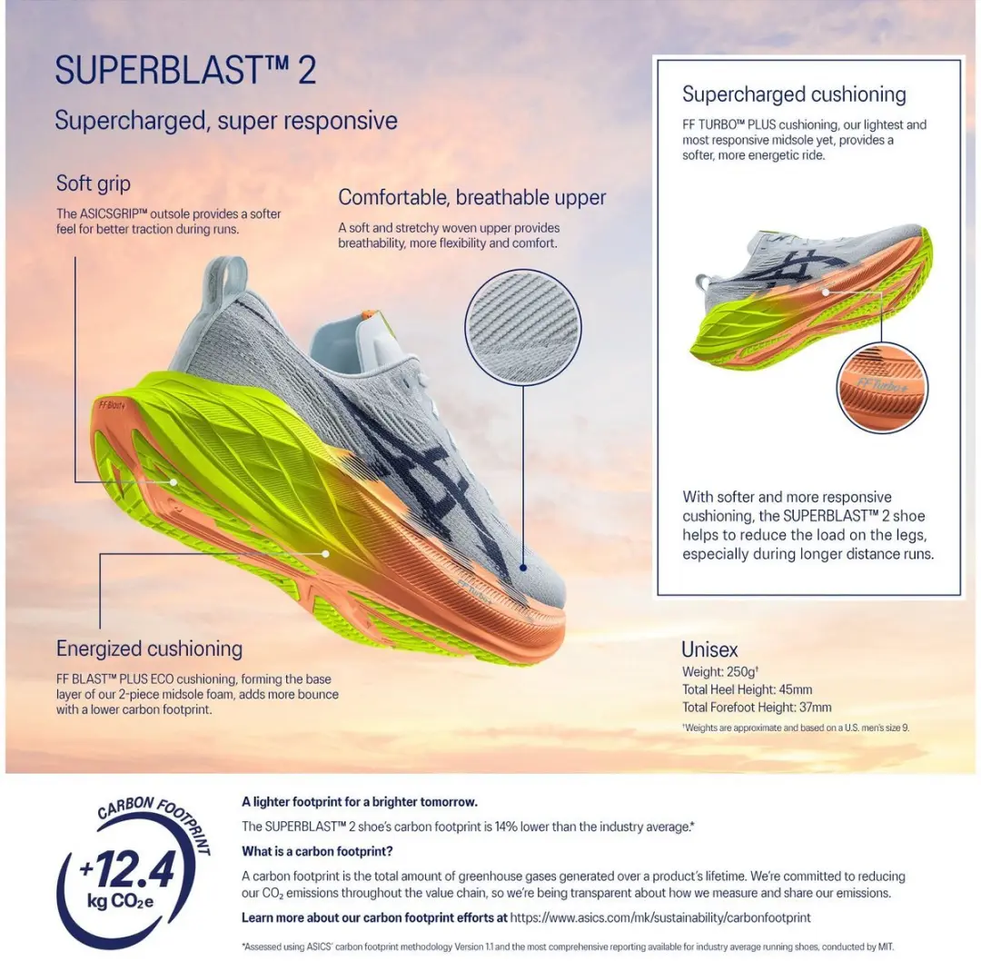 ASICS Superblast 2 Hardloopschoenen Unisex - afbeelding 6 van 6