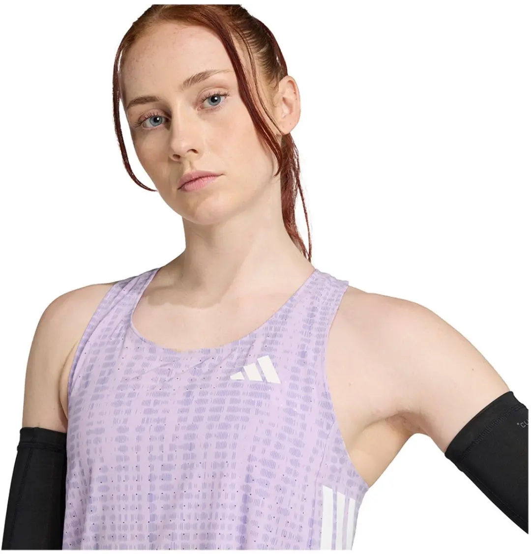 adidas Adizero Singlet Dames - M - Powder Plum - afbeelding 4 van 6