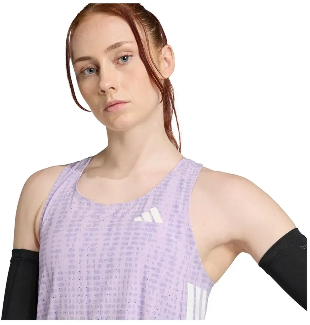 adidas Adizero Singlet Dames - M - Powder Plum - afbeelding 6 van 6