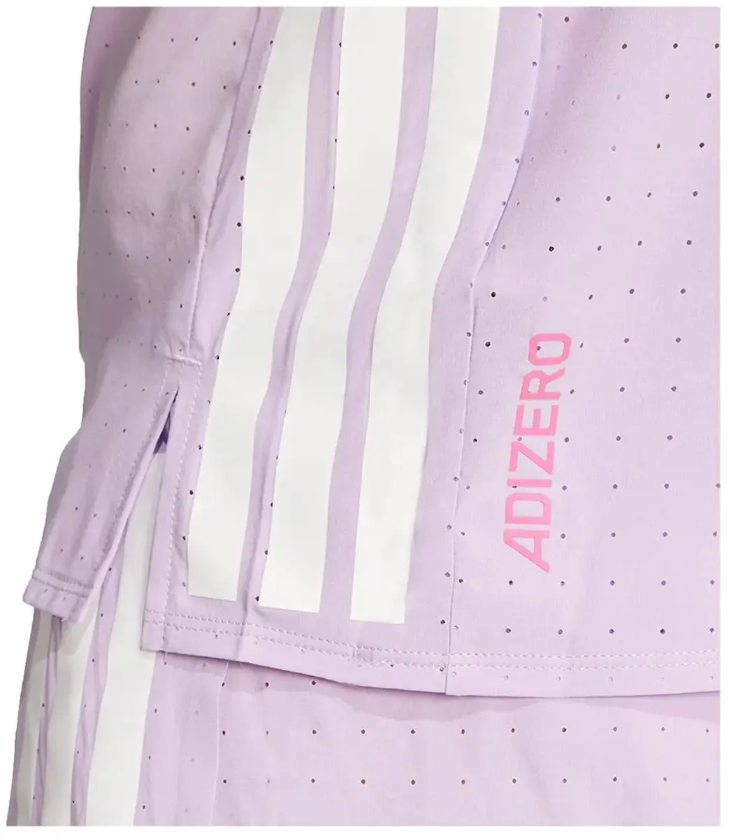 adidas Adizero T-shirt Dames - Powder Plum - S - afbeelding 6 van 6