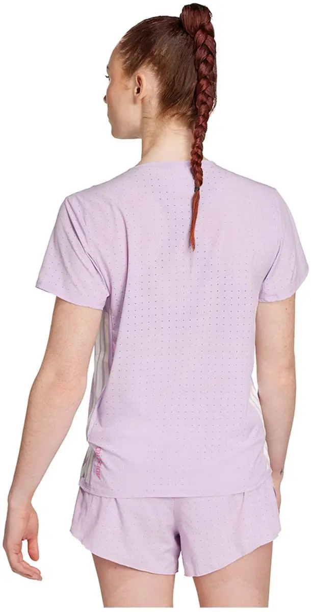 adidas Adizero T-shirt Dames - Paars - L - afbeelding 2 van 6