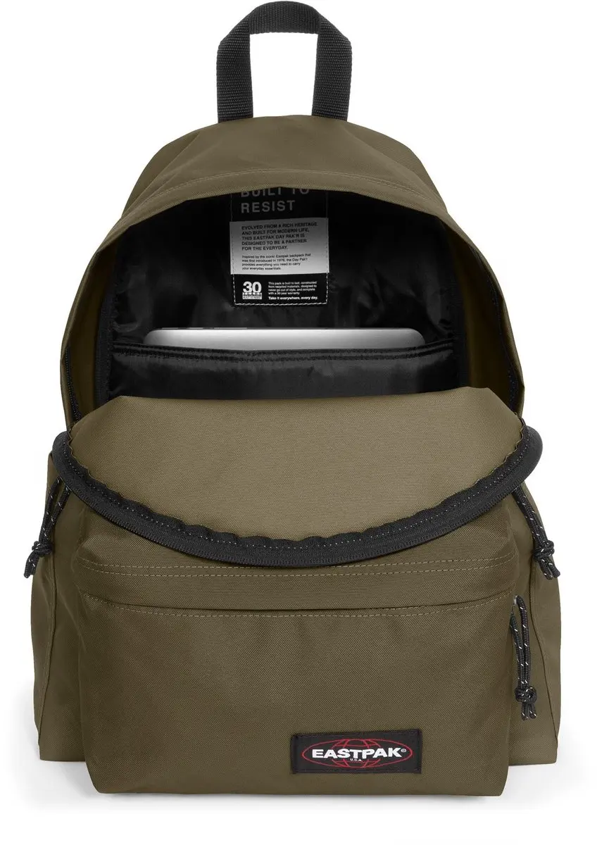 Eastpak Day Pak'r Rugzak Army Olive - 14 inch laptopvak - afbeelding 4 van 6