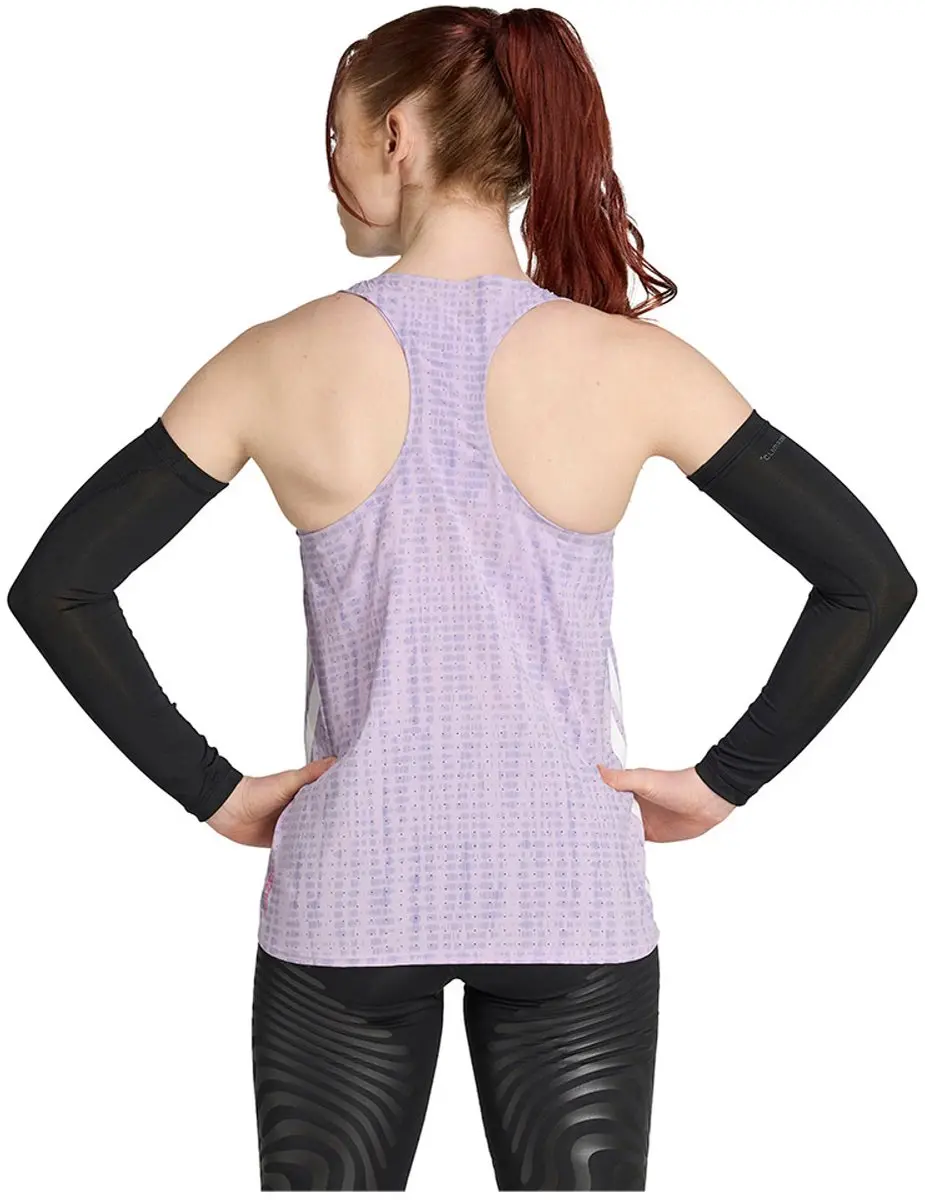 adidas Adizero Singlet Dames - Powder Plum - XS - afbeelding 2 van 4