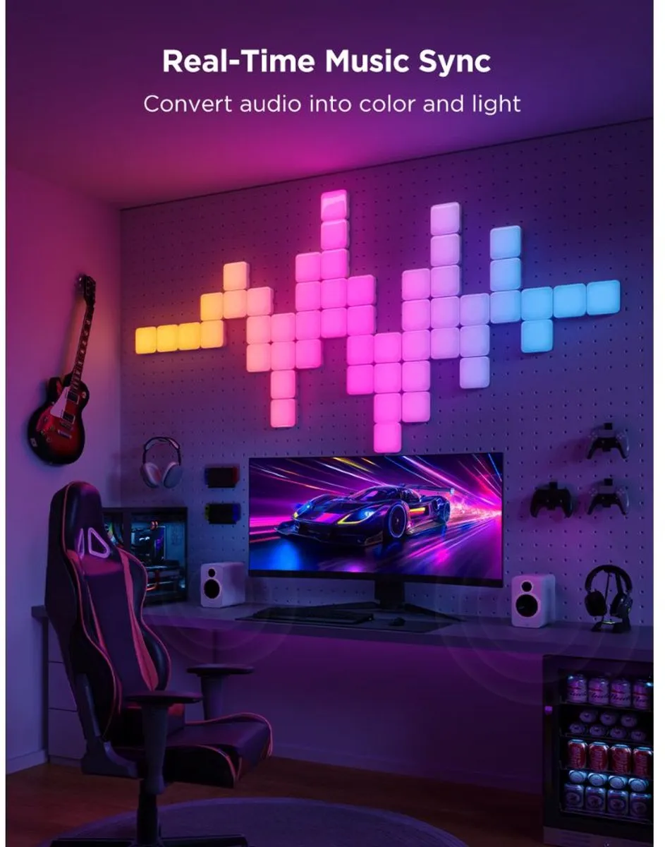 Govee Smart Mini Panel Lights Extension Kit - 6 Stuks