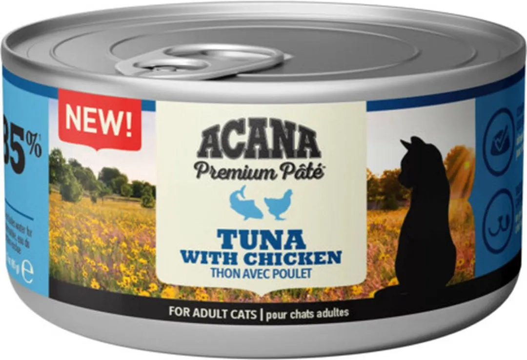 Acana Pâté Tuna & Chicken Kattenvoer - 24 x 85g