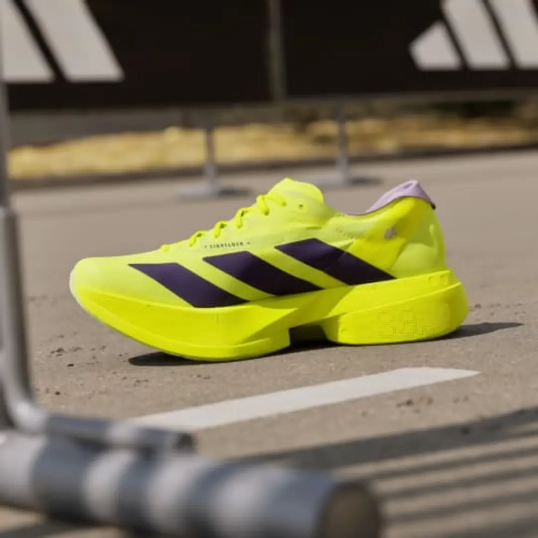 adidas Adizero Adios Pro 4 Hardloopschoenen - 43 1/3 - Geel - afbeelding 3 van 6