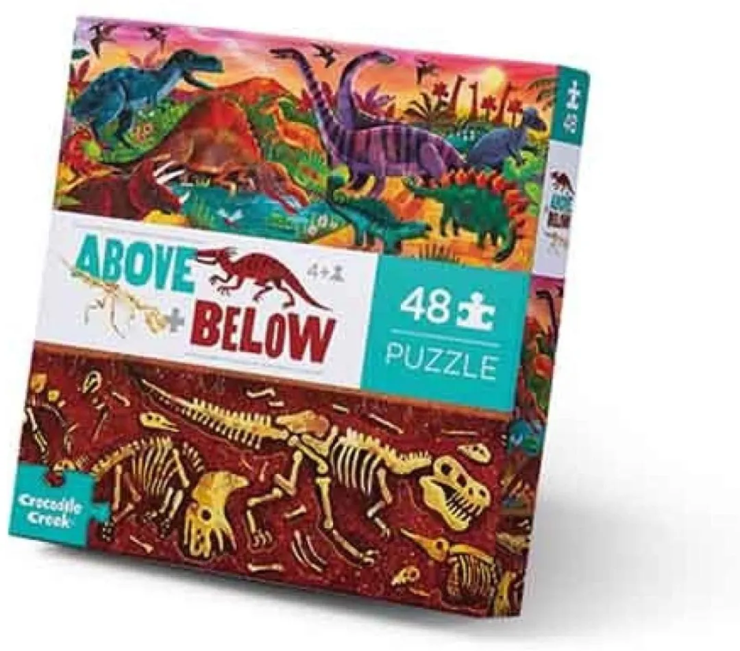 Crocodile Creek Above + Below Puzzel CC76004 - 48 Stuks - Multicolor