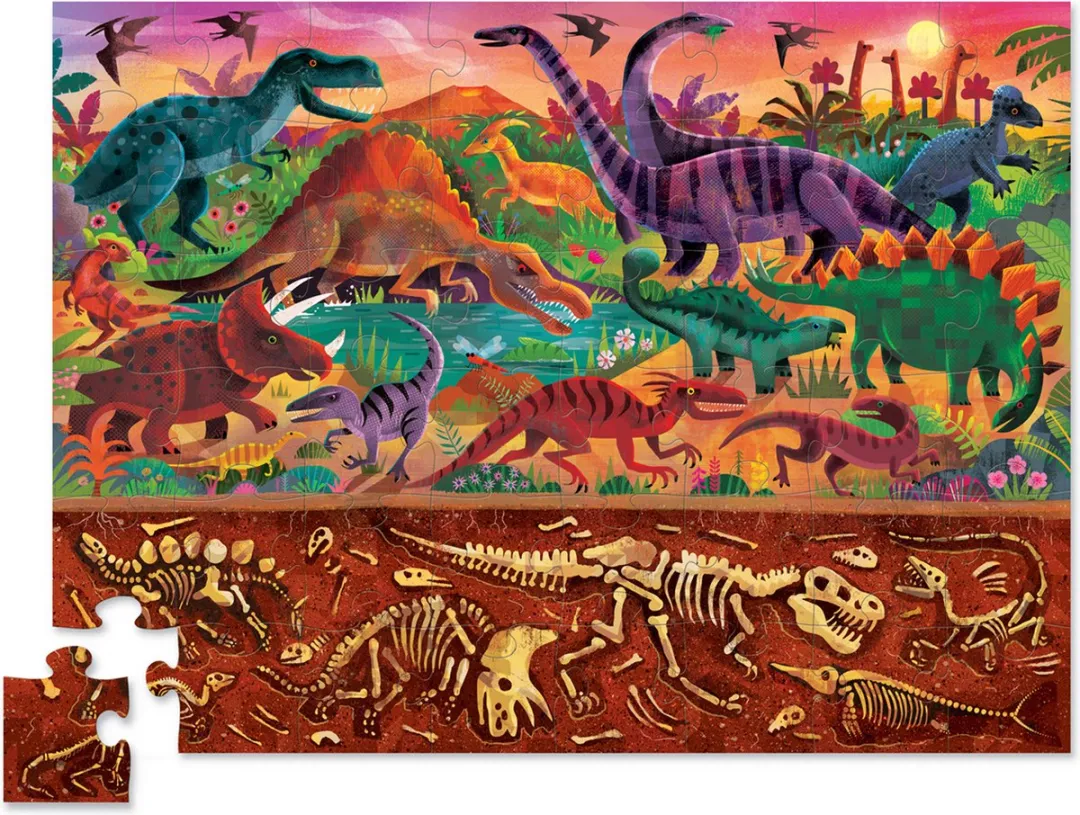 Crocodile Creek Above + Below Puzzel CC76004 - 48 Stuks - Multicolor