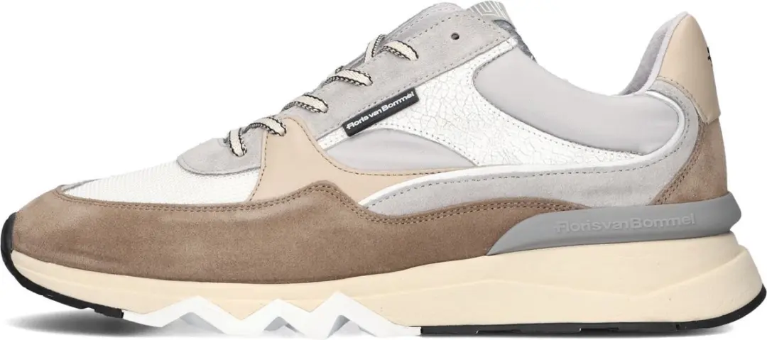 Floris van Bommel Lage Sneakers Heren - Taupe - Maat 47 - afbeelding 4 van 5