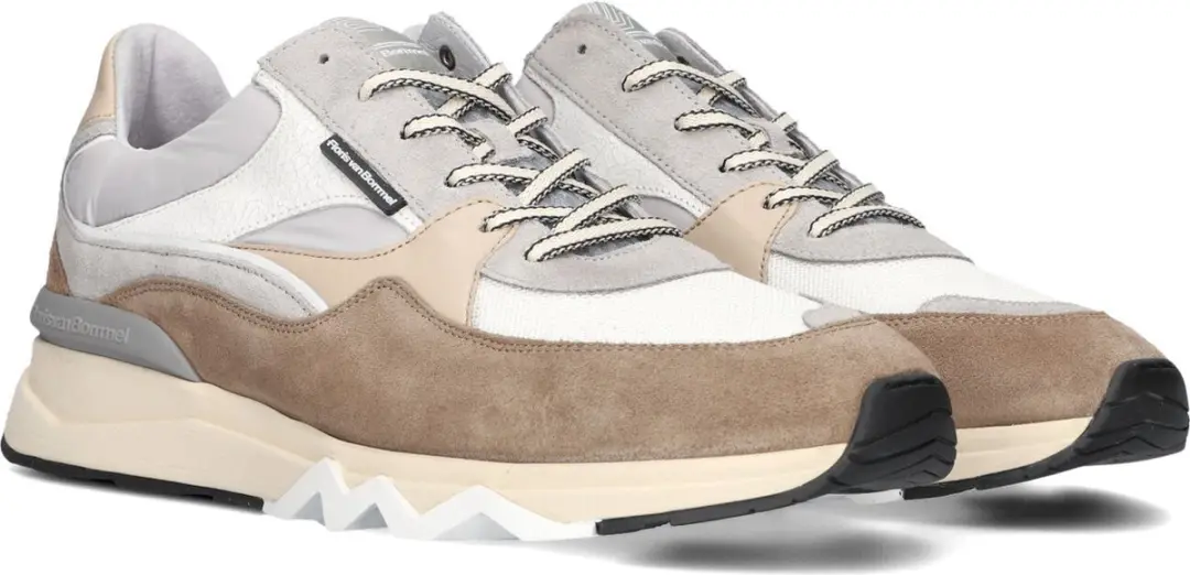 Floris van Bommel Lage Sneakers Heren - Taupe - Maat 47 - afbeelding 2 van 5