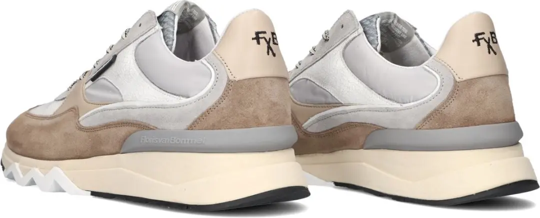 Floris van Bommel Lage Sneakers Heren - Taupe - Maat 47 - afbeelding 3 van 5